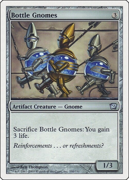 Bottle Gnomes Card Front