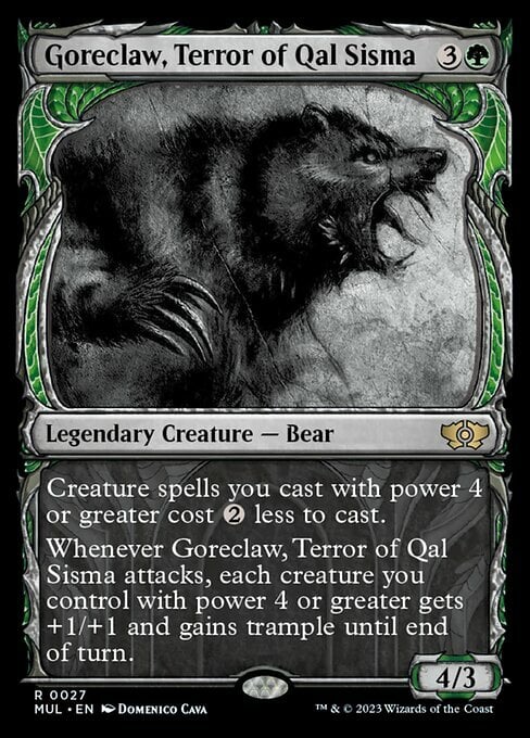Goreclaw, Terror of Qal Sisma Card Front