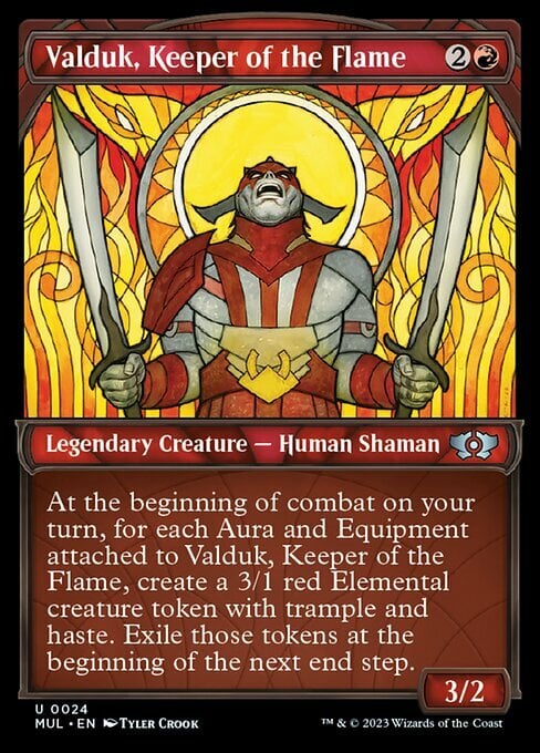 Valduk, Keeper of the Flame Card Front