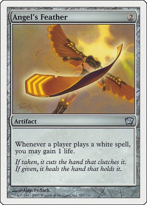 Angel's Feather Card Front