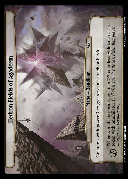 Hedron Fields of Agadeem Card Front
