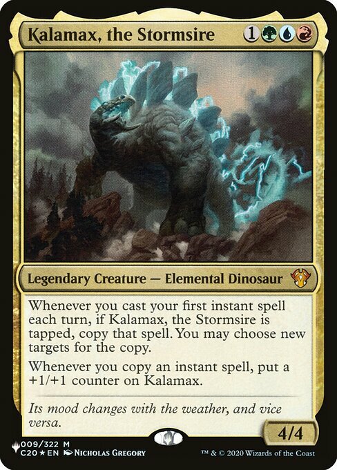 Kalamax, the Stormsire Card Front