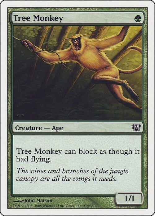 Tree Monkey Card Front