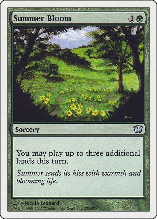 Summer Bloom Card Front