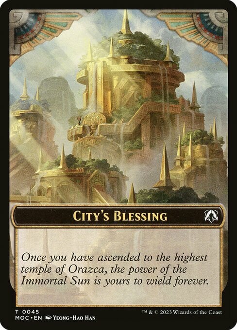 City's Blessing Card Front