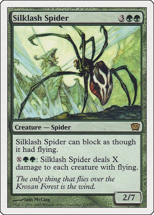 Silklash Spider Card Front