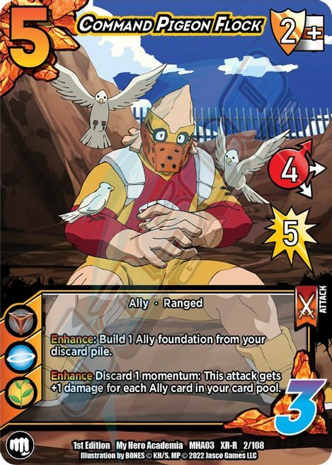 Command Pigeon Flock Card Front