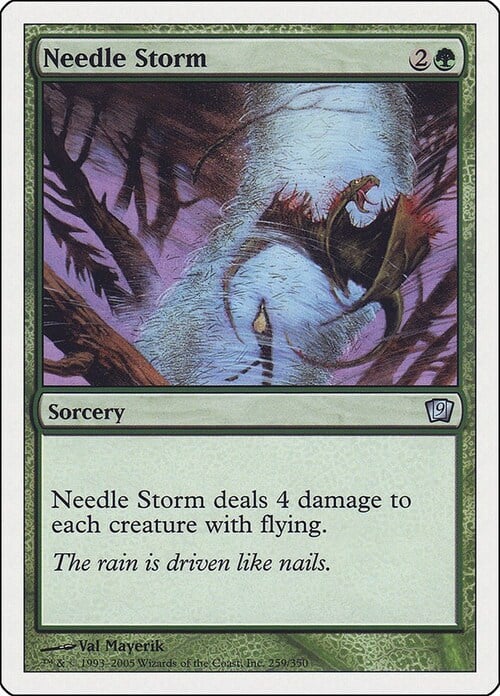 Needle Storm Card Front