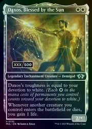 Daxos, Blessed by the Sun · Serialized Double Foil 132s