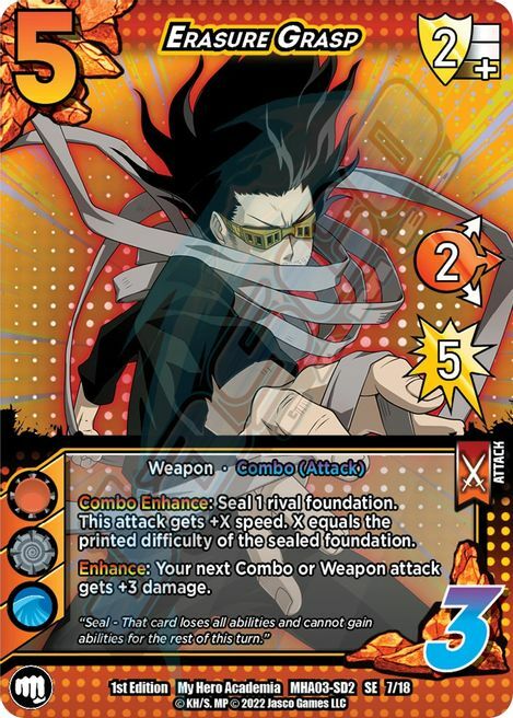 Erasure Grasp Card Front