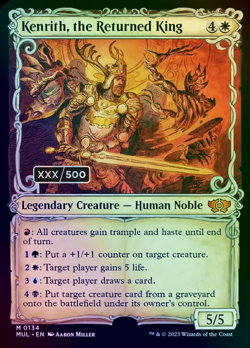 Kenrith, the Returned King Card Front