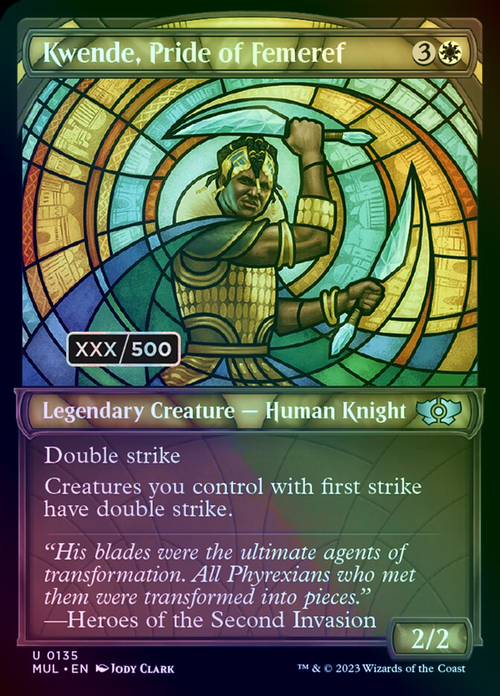 Kwende, Pride of Femeref Card Front