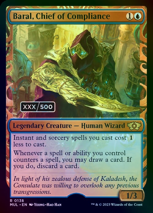 Baral, Chief of Compliance Card Front
