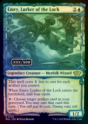 Emry, Lurker of the Loch · Serialized Double Foil 139s