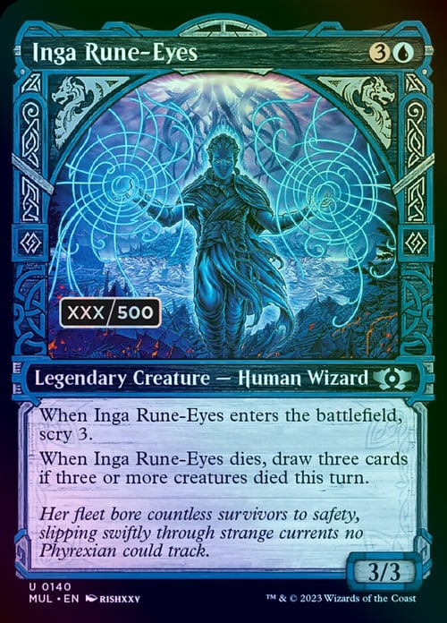 Inga Rune-Eyes Card Front