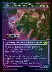 Seizan, Perverter of Truth · Serialized Double Foil 145s