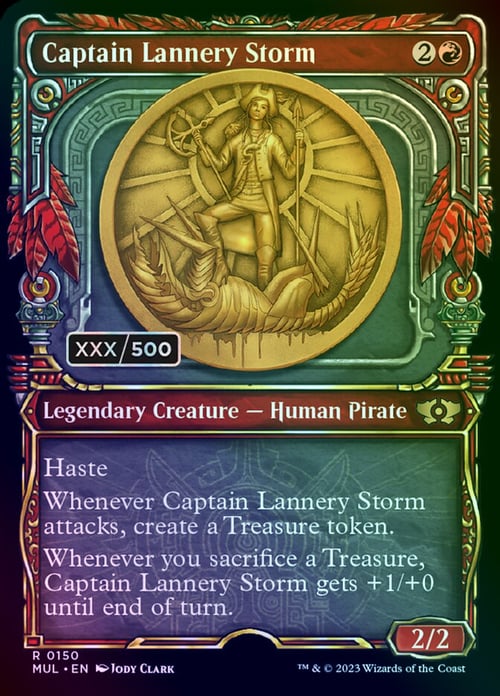 Captain Lannery Storm Card Front