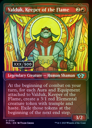 Valduk, Keeper of the Flame · Serialized Double Foil 154s