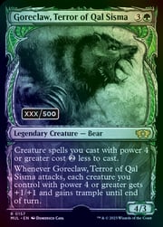 Goreclaw, Terror of Qal Sisma · Serialized Double Foil 157s