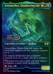 Arixmethes, Slumbering Isle · Serialized Double Foil 162s