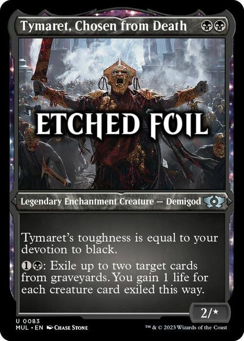 Tymaret, Prescelto dalla Morte Card Front