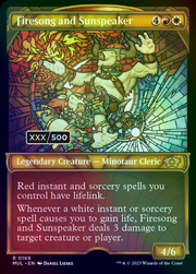 Firesong and Sunspeaker · Serialized Double Foil 169s