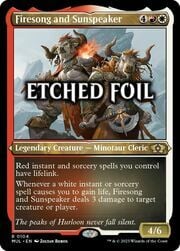 Firesong and Sunspeaker · Etched Foil 104