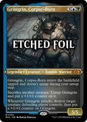 Grimgrin, Corpse-Born · Etched Foil 106