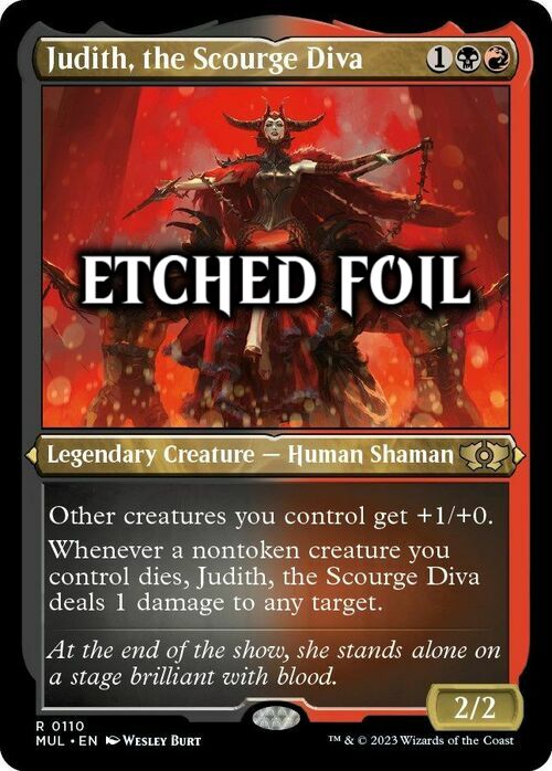 Judith, the Scourge Diva Card Front