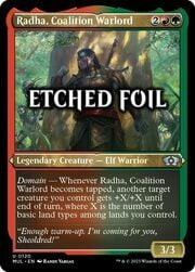 Radha, Coalition Warlord · Etched Foil 120