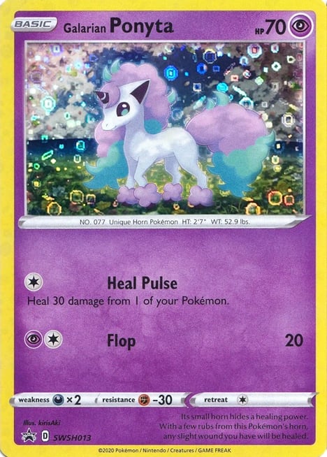 Galarian Ponyta Card Front