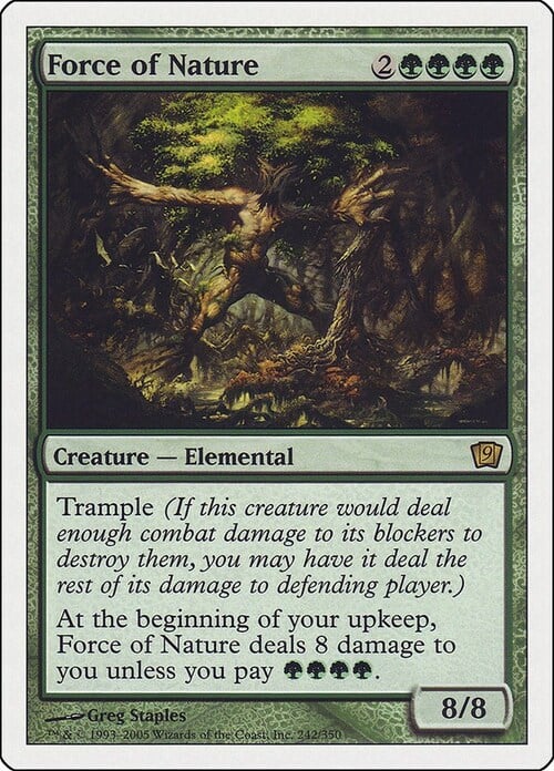 Force of Nature Card Front