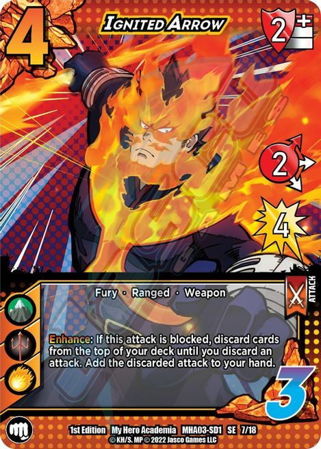 Ignited Arrow Card Front