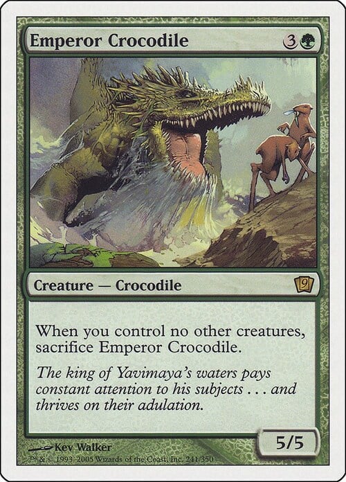 Emperor Crocodile Card Front