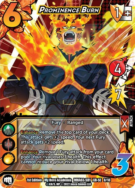Prominence Burn Card Front