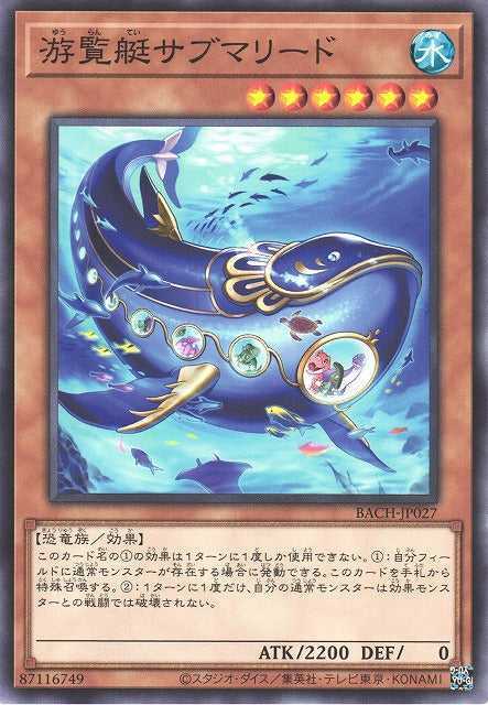 Submareed Tour Ride Card Front