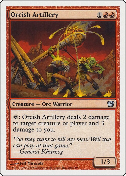 Orcish Artillery Card Front