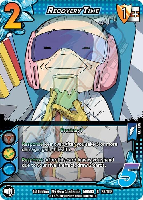 Recovery Time Card Front