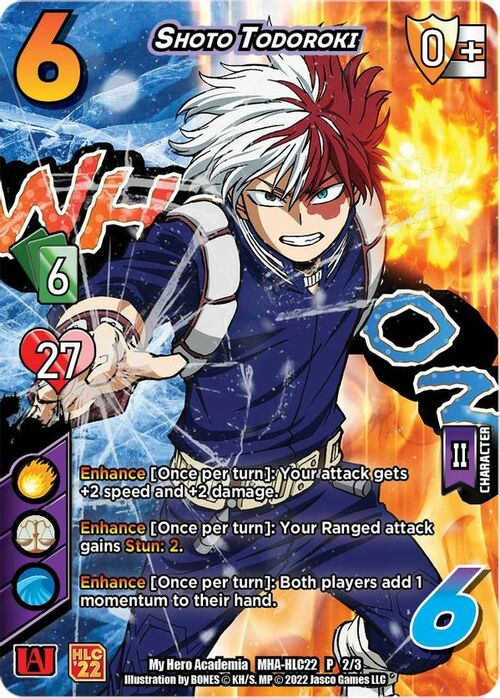 Shoto Todoroki Card Front