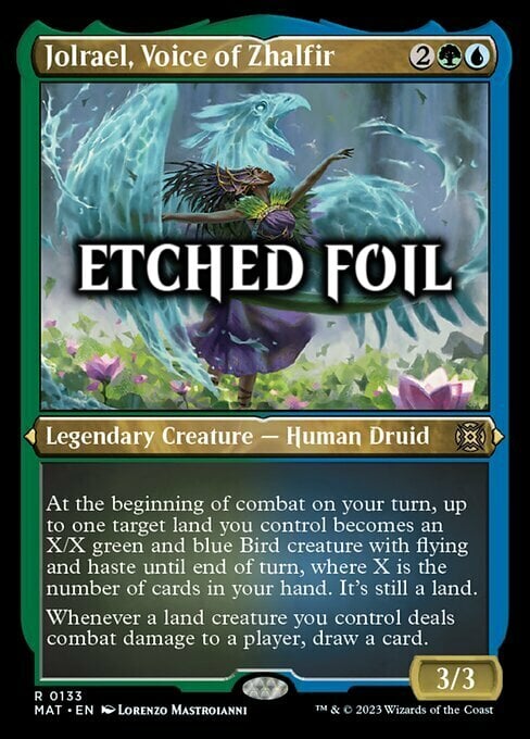 Jolrael, Voice of Zhalfir Card Front