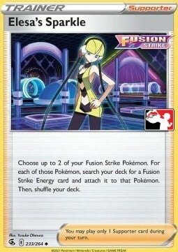 Elesa's Sparkle Card Front