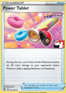 Power Tablet Card Front