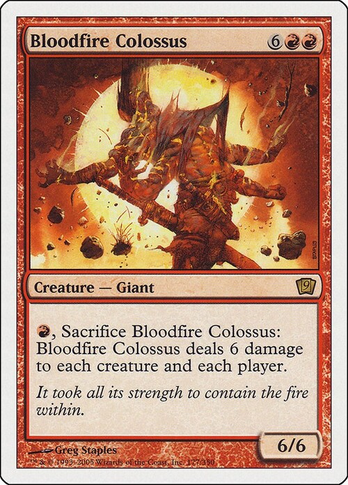 Bloodfire Colossus Card Front
