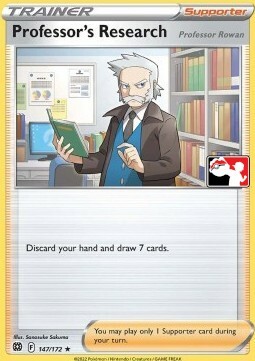 Professor's Research - Professor Rowan Card Front