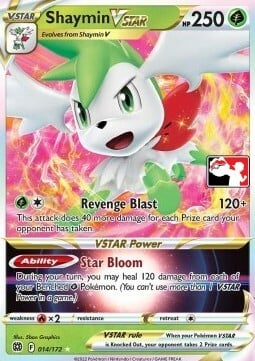 Shaymin VSTAR Card Front