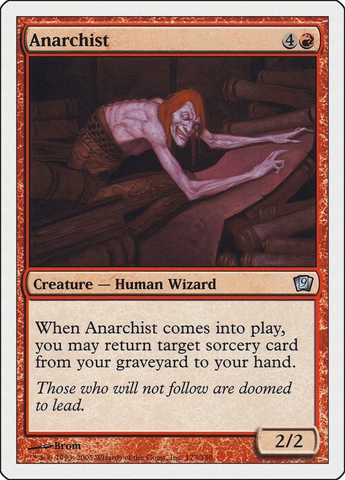 Anarchist Card Front