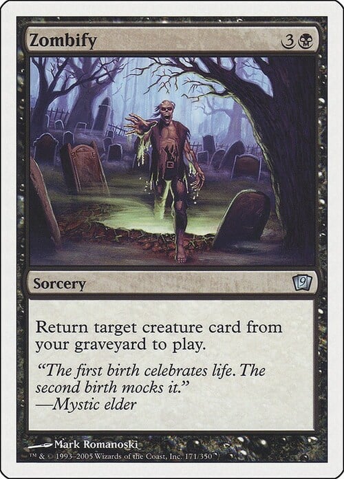Zombificare Card Front