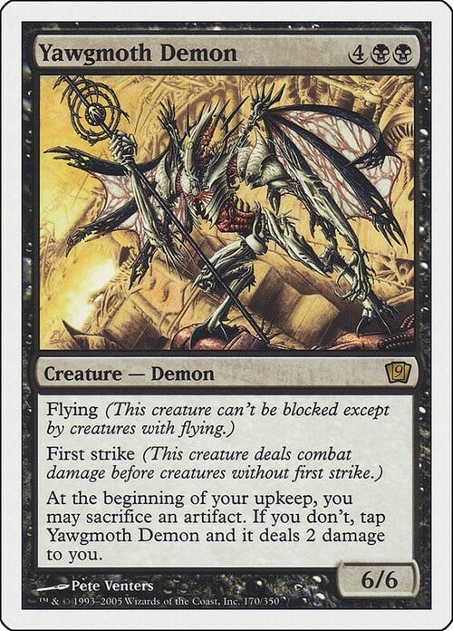 Yawgmoth Demon Card Front