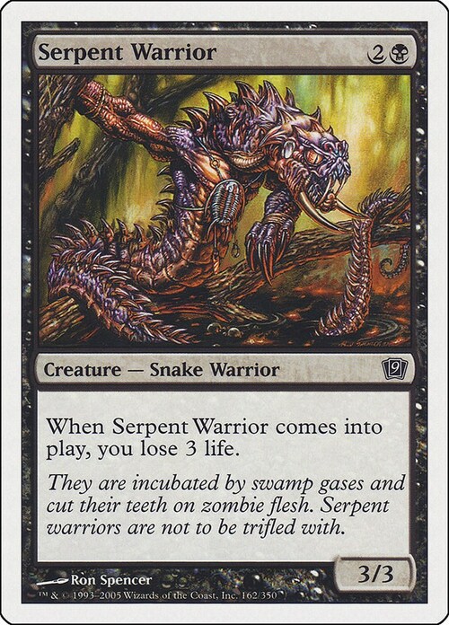 Guerriero Serpente Card Front
