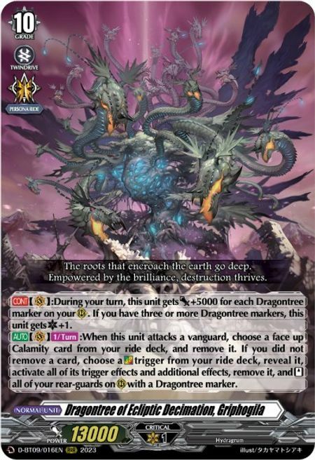 Dragontree of Ecliptic Decimation, Griphogila Card Front